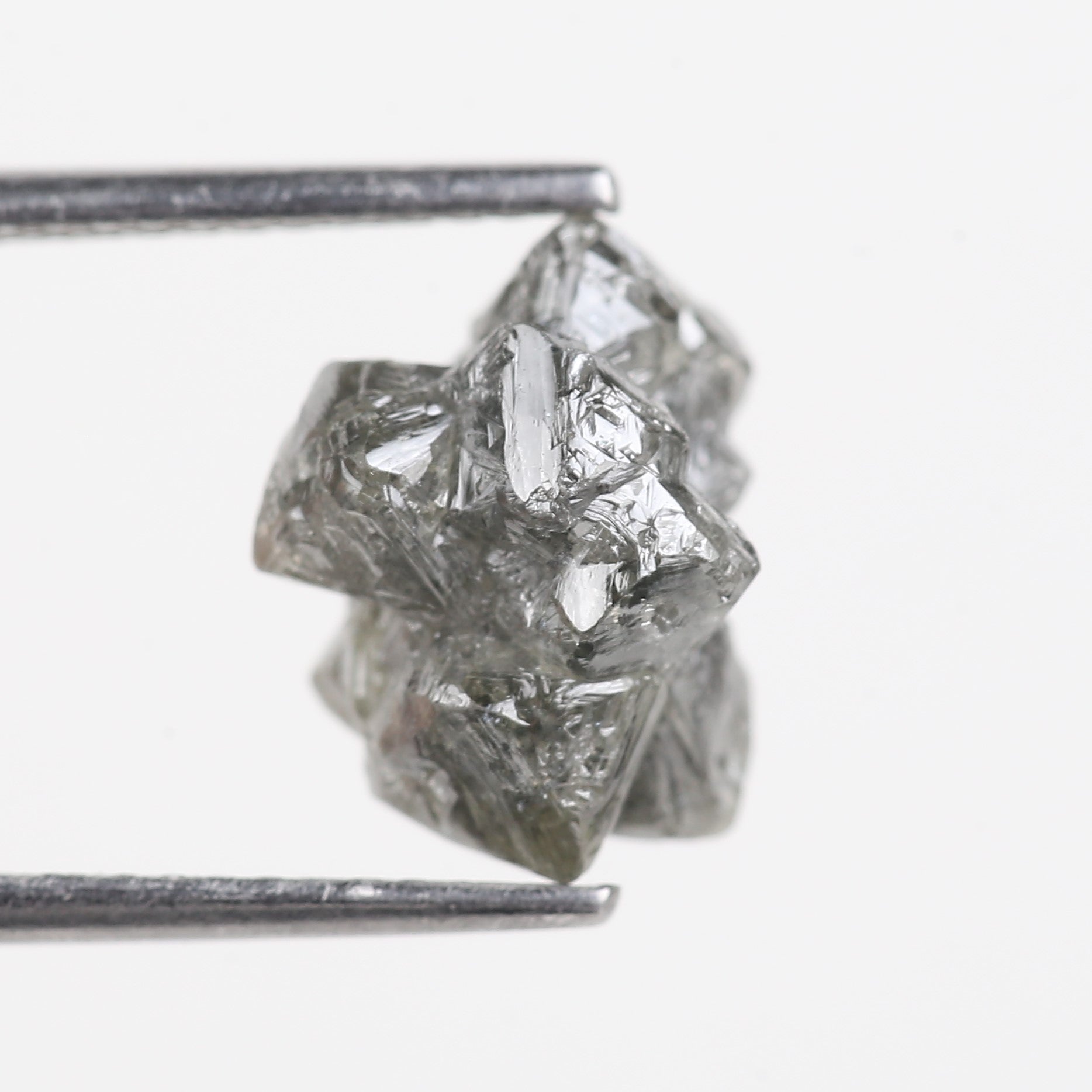 5.34 Carat Octahedron Rough Uncut Crystal Raw Diamond 10.30 MM