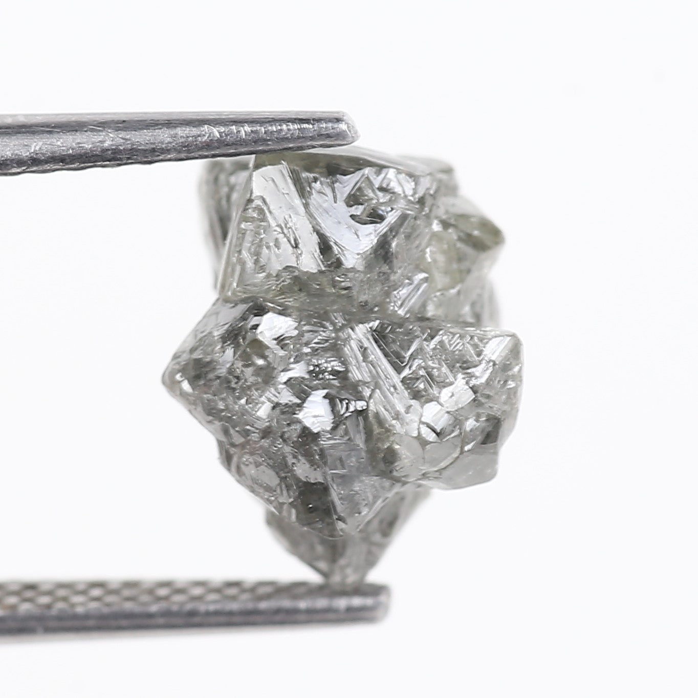 5.34 Carat Octahedron Rough Uncut Crystal Raw Diamond 10.30 MM
