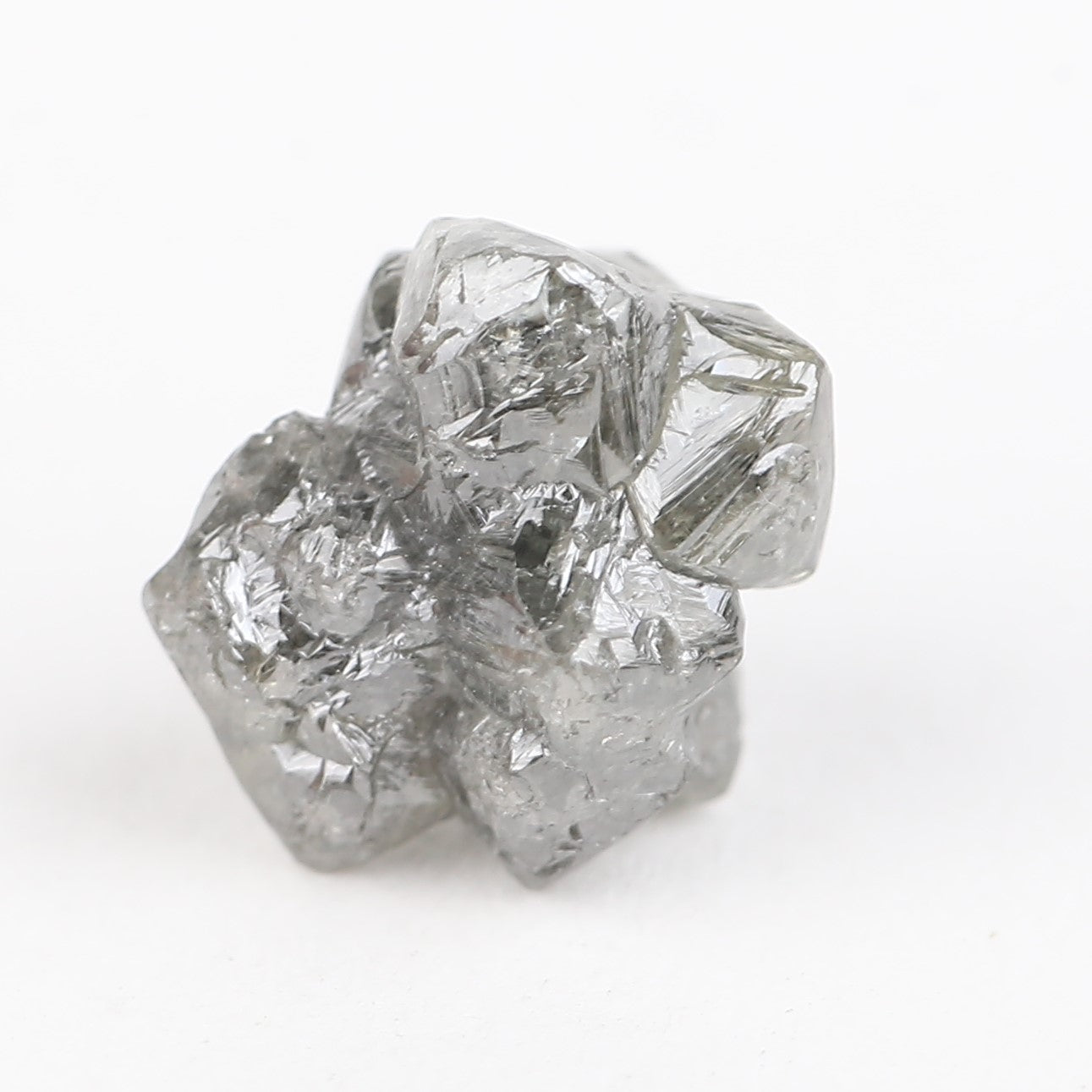 5.34 Carat Octahedron Rough Uncut Crystal Raw Diamond 10.30 MM