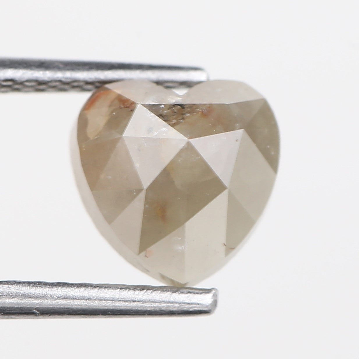 1.73 Carat Natural Heart Rosecut Rustic Loose Diamond 7.10 MM