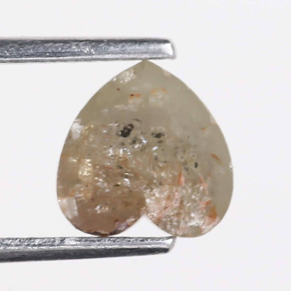 1.73 Carat Natural Heart Rosecut Rustic Loose Diamond 7.10 MM