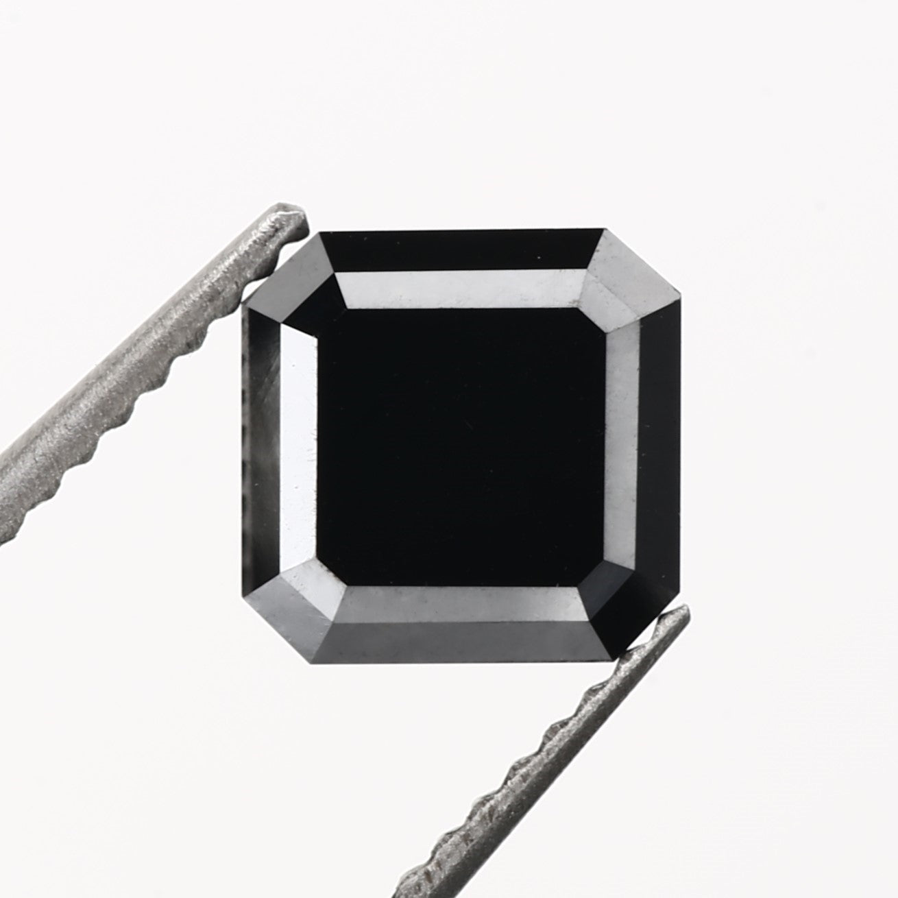 asscher cut black diamond