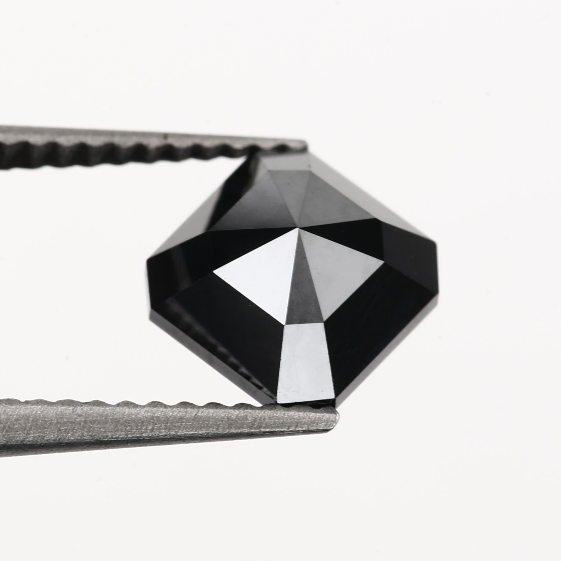 1.88 Carat 6.69 X 6.62 X 4.22 MM AAA Asscher Cut Fancy Black Natural Loose Diamond - Blackdiamond