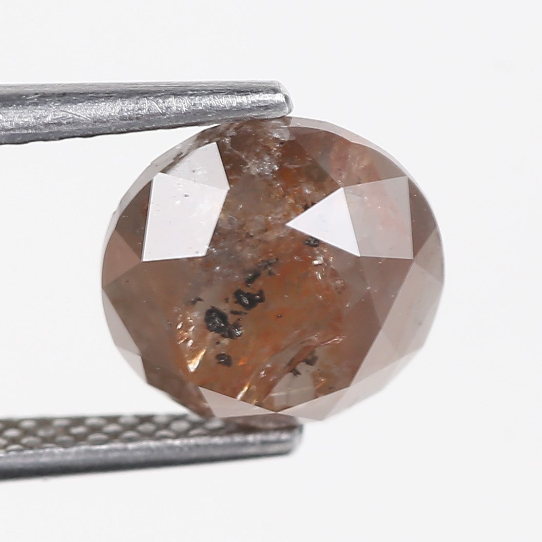 2.79 Carat Natural Fancy Brown Orange Round Diamond 8.12 MM