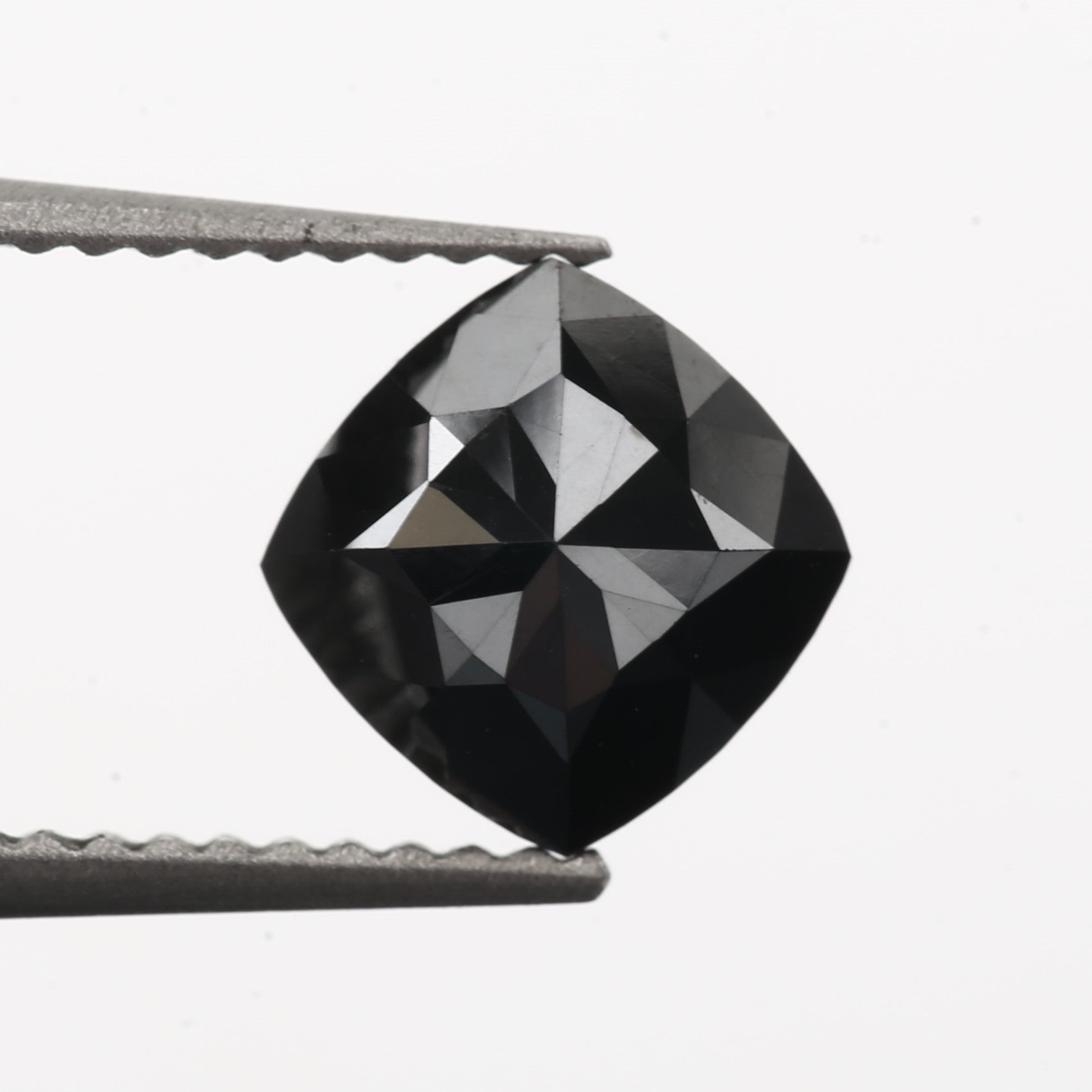 cushion cut black diamond