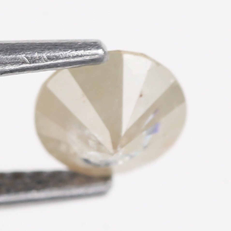 0.93 Carat Natural Round Cut Salt and Pepper Diamond 6.07 MM