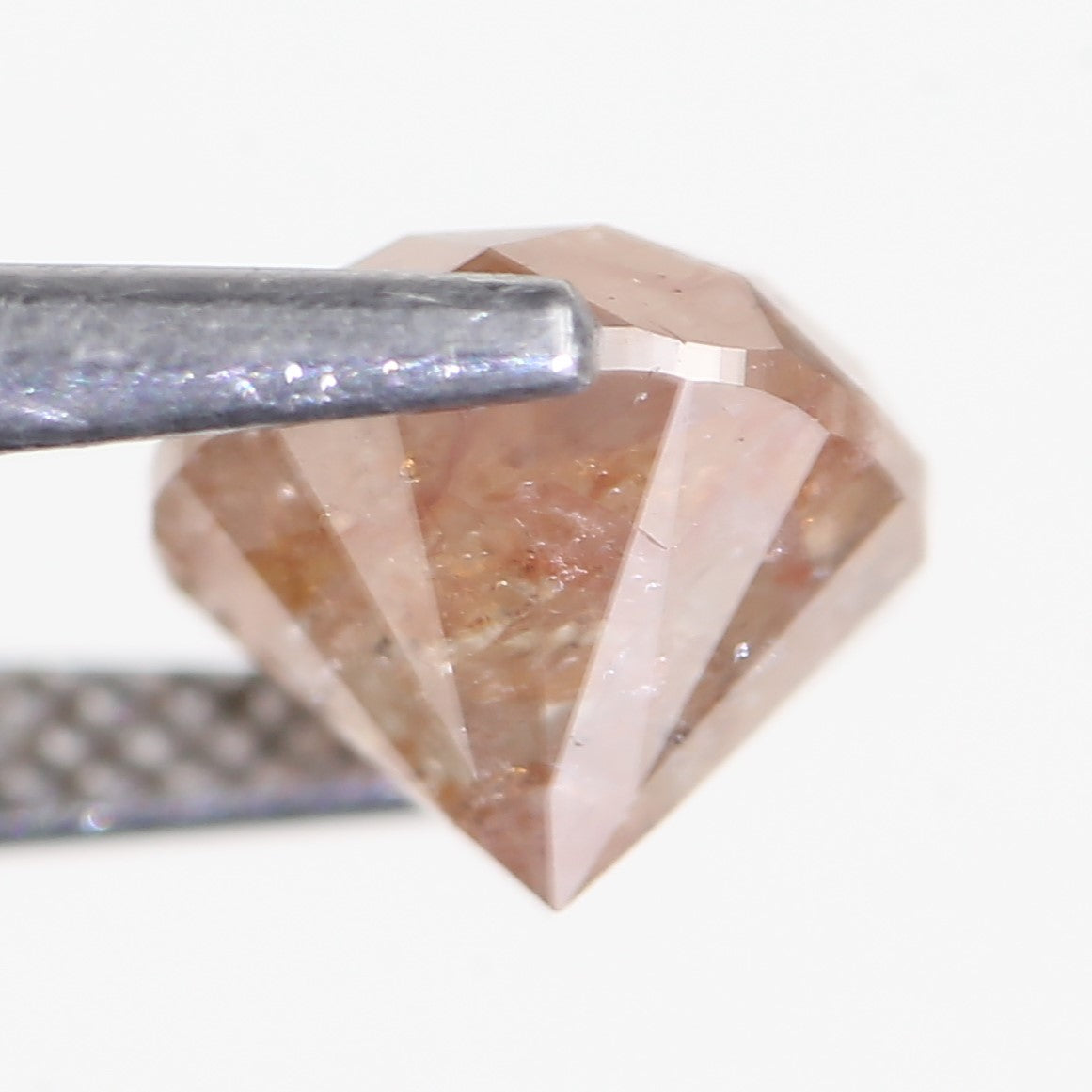 2.31 Carat Natural Orange Round Brilliant Diamond 7.46 MM