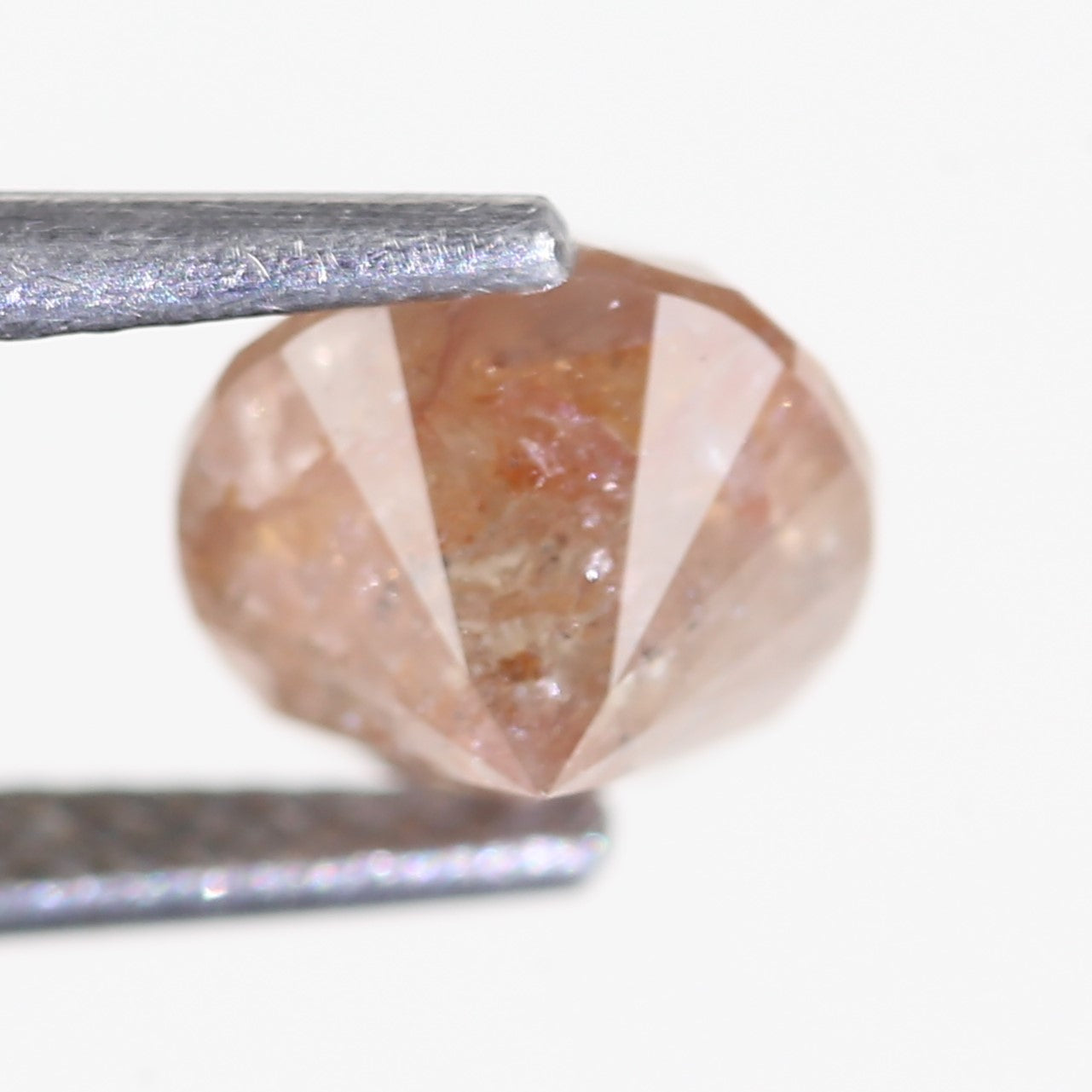 2.31 Carat Natural Orange Round Brilliant Diamond 7.46 MM