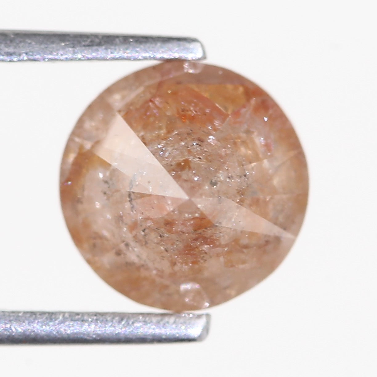 2.31 Carat Natural Orange Round Brilliant Diamond 7.46 MM