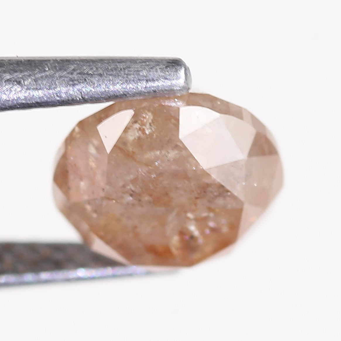 2.31 Carat Natural Orange Round Brilliant Diamond 7.46 MM