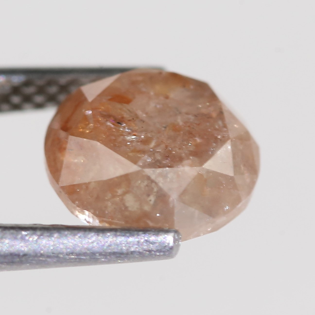 2.31 Carat Natural Orange Round Brilliant Diamond 7.46 MM