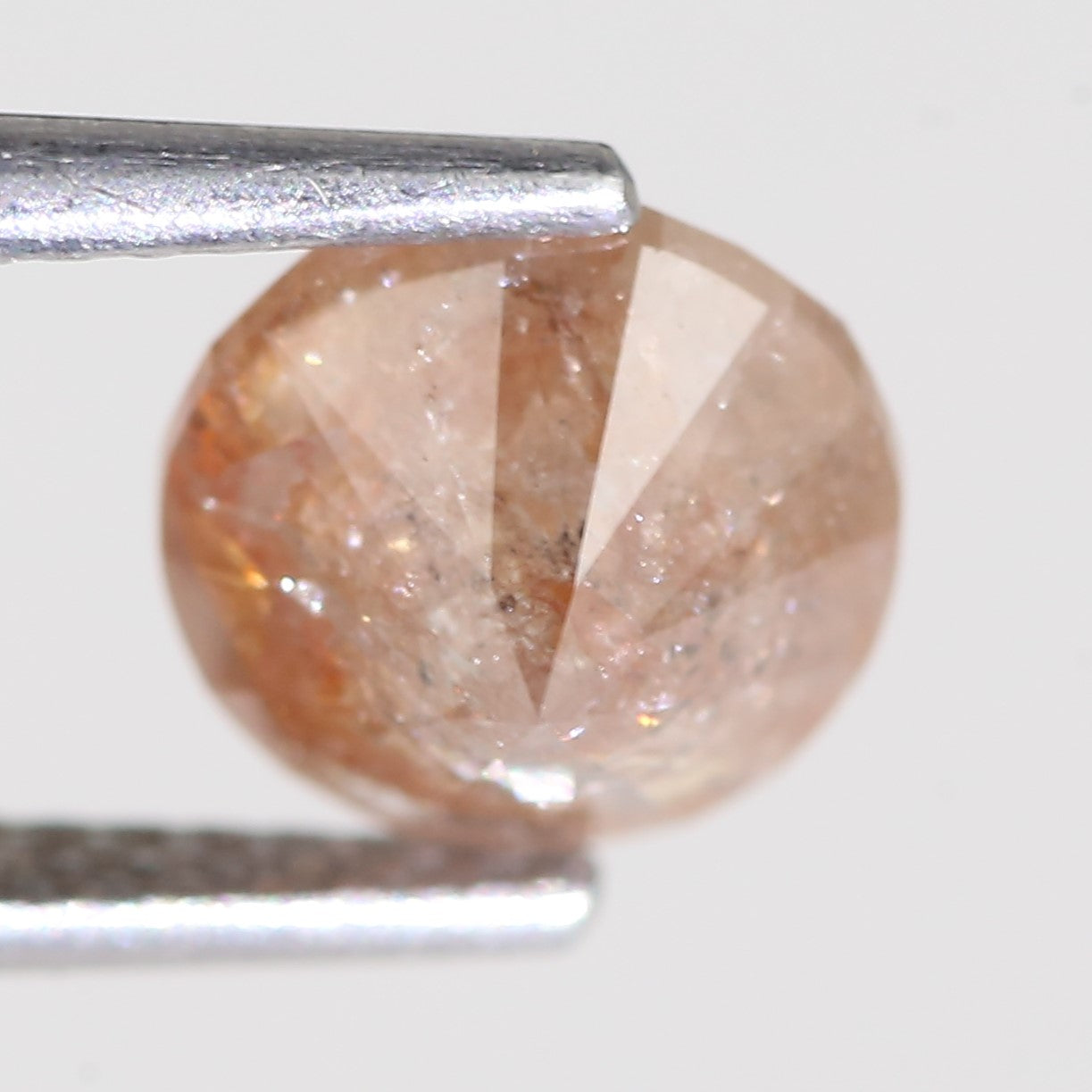 2.31 Carat Natural Orange Round Brilliant Diamond 7.46 MM