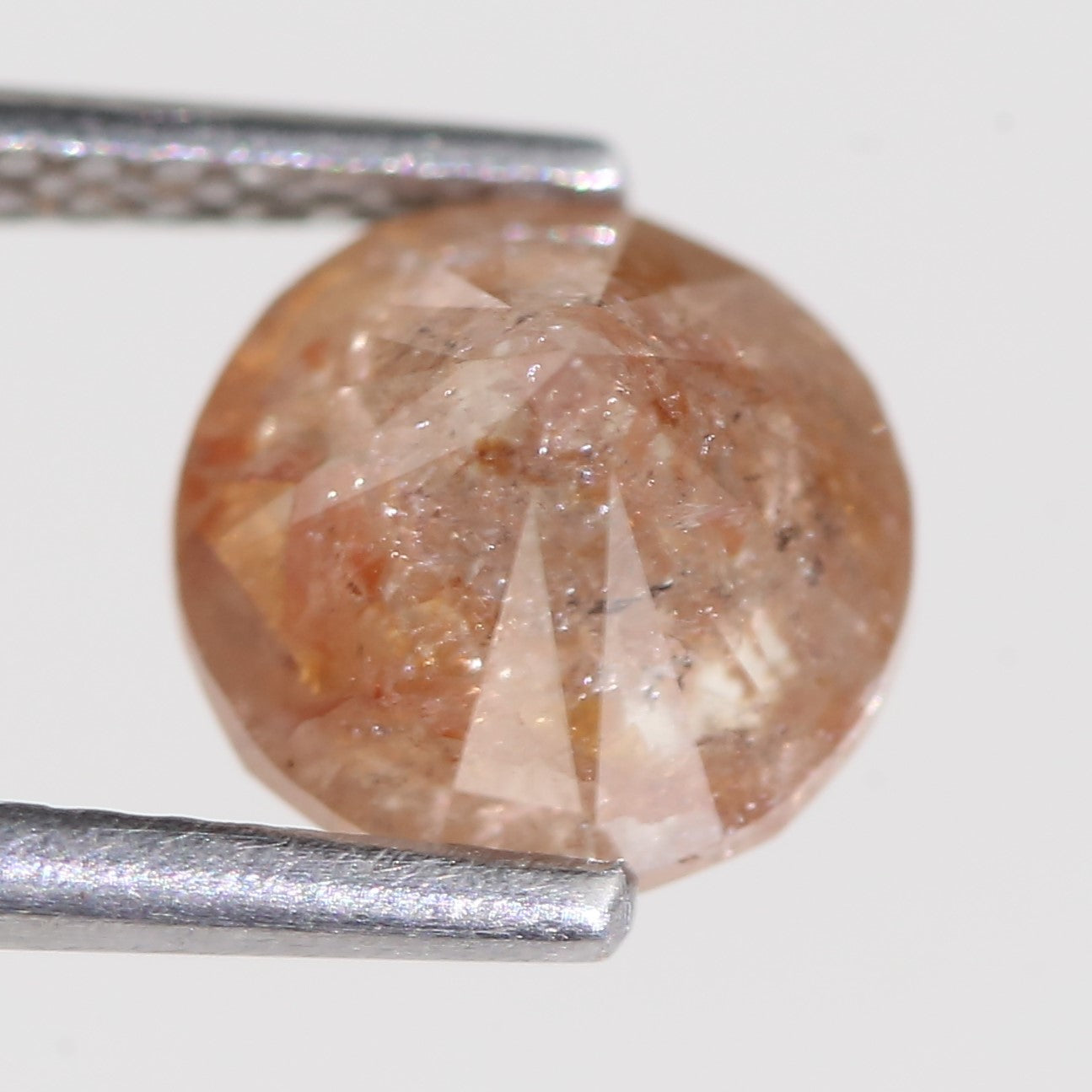 2.31 Carat Natural Orange Round Brilliant Diamond 7.46 MM