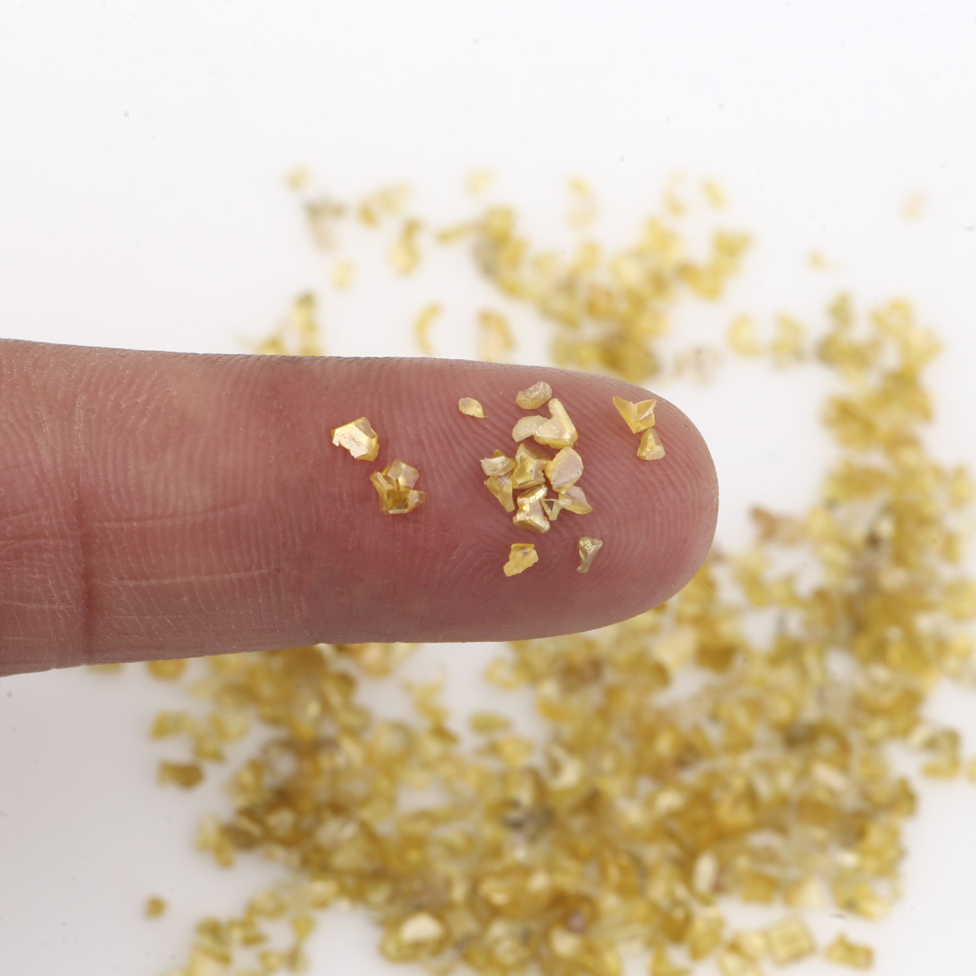 1ct Rough Raw Yellow Diamond Dust