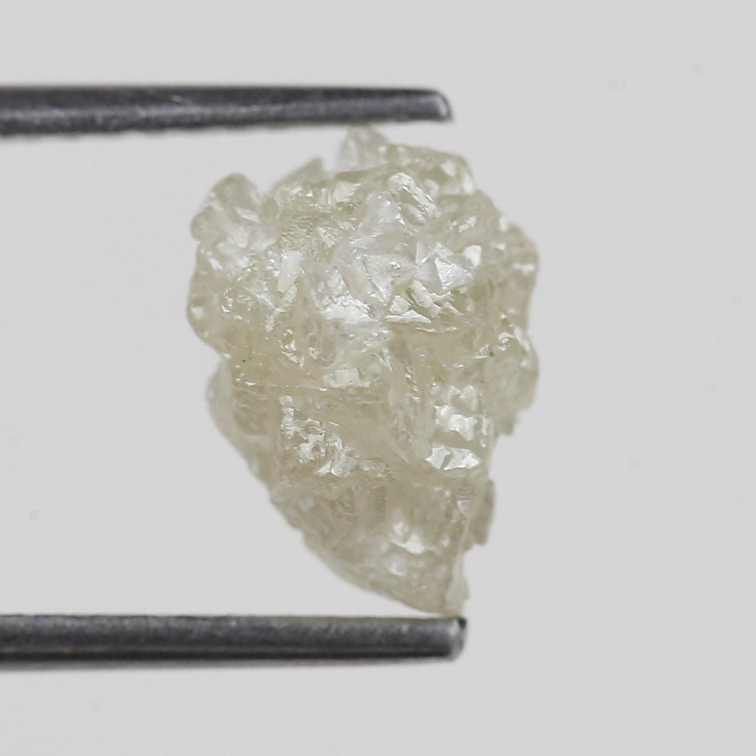 2.68 Carat Natural Rough Uncut Raw White Diamond 9.45 MM