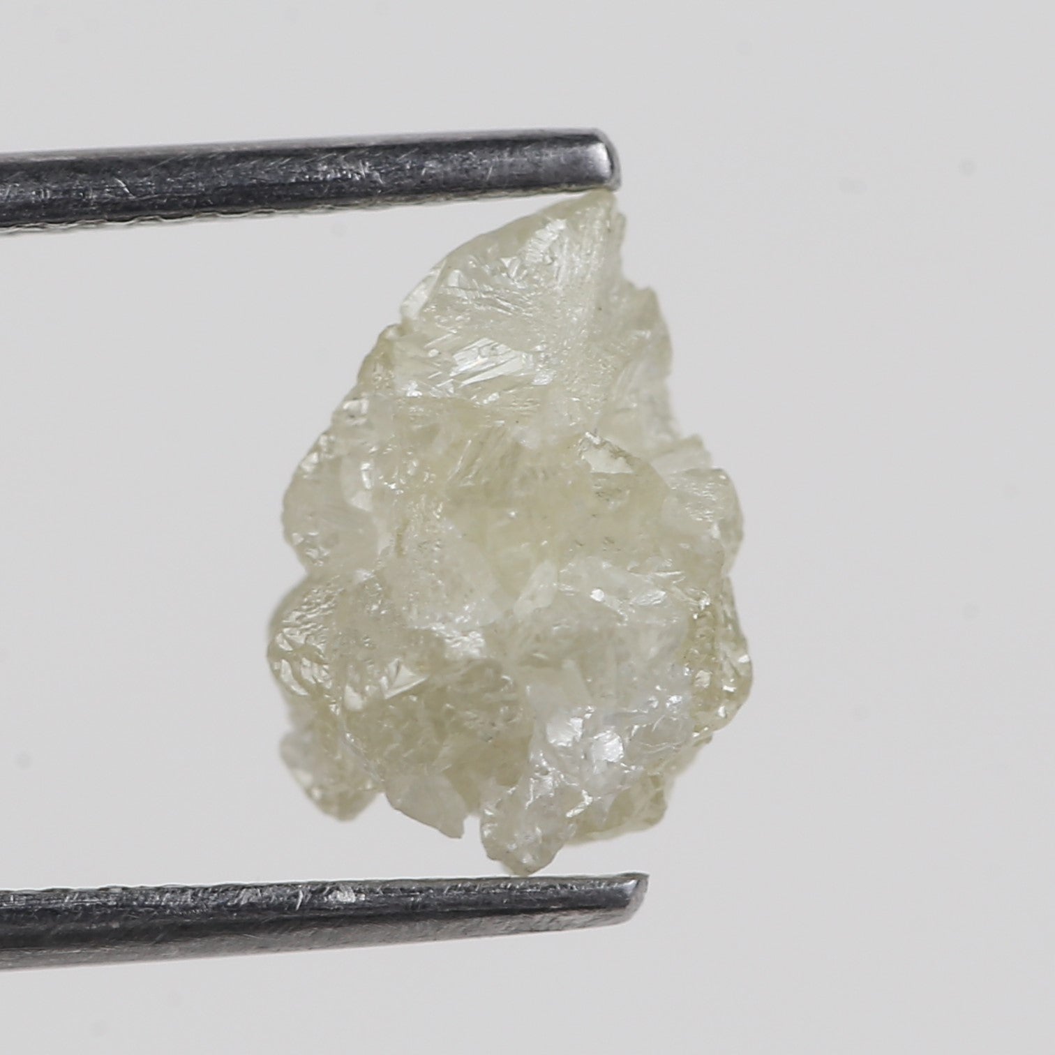 2.68 Carat Natural Rough Uncut Raw White Diamond 9.45 MM