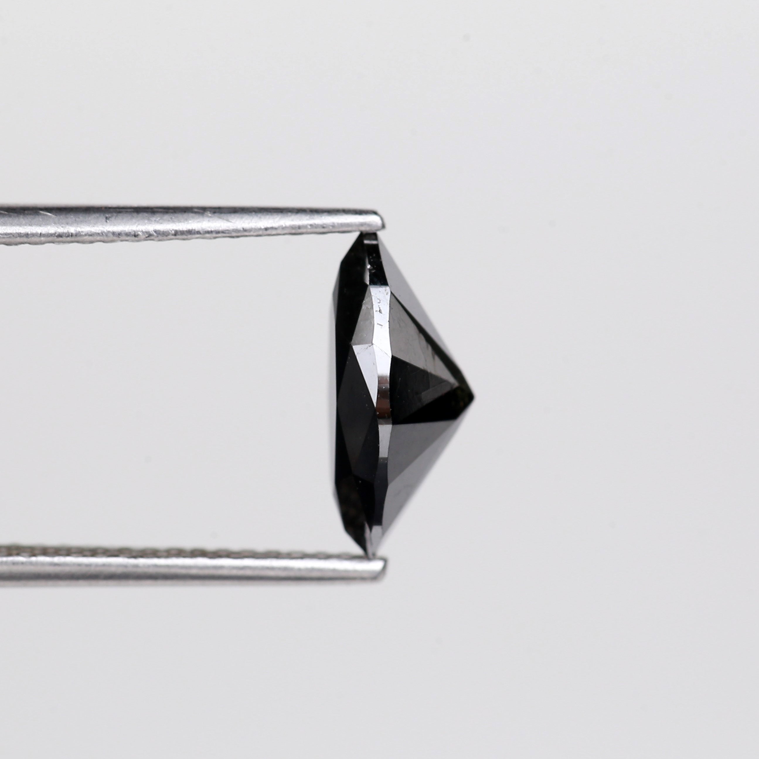 1.82 Carat Natural Marquise Brilliant Cut Black Diamond 10.89 MM