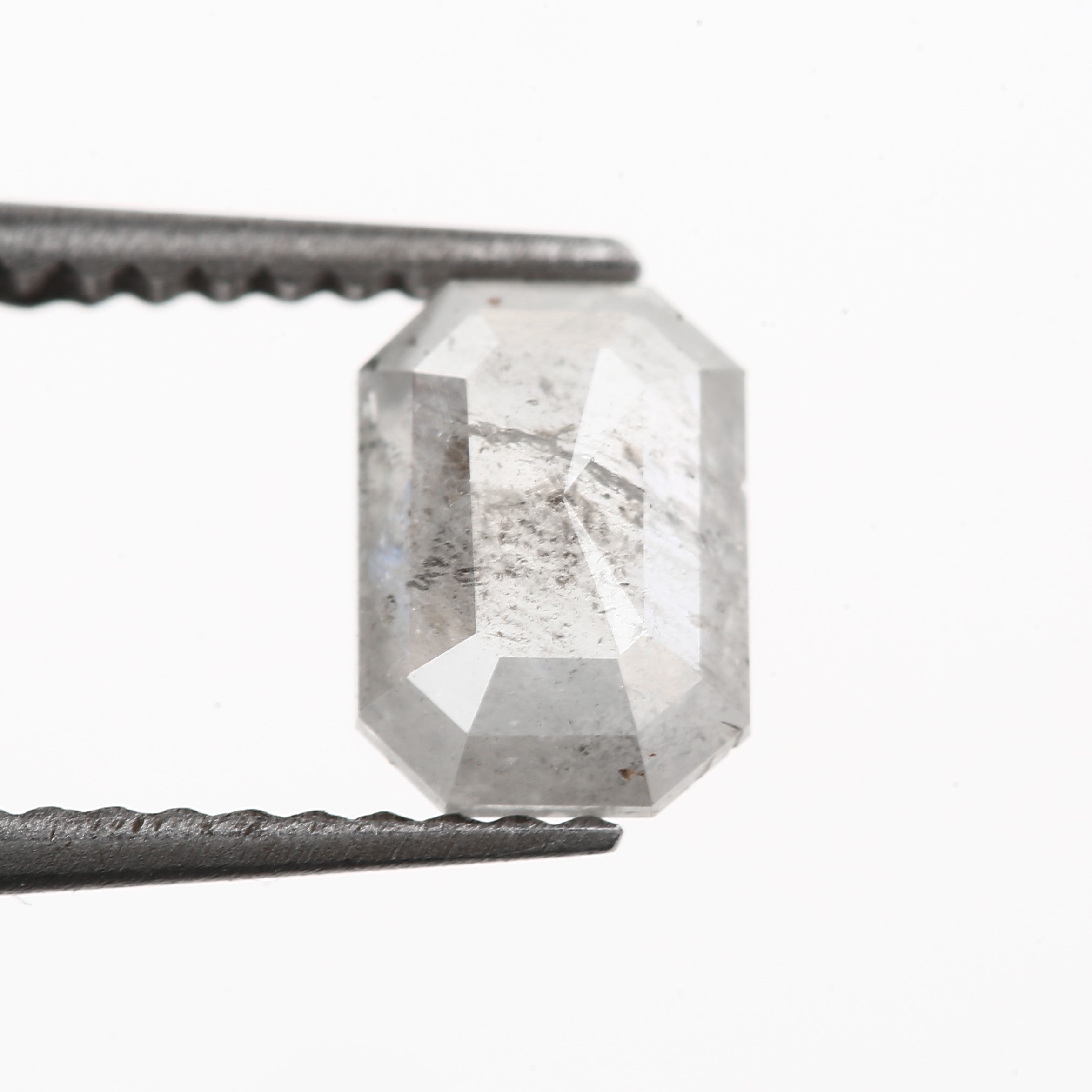 translucent salt and pepper diamond emerald