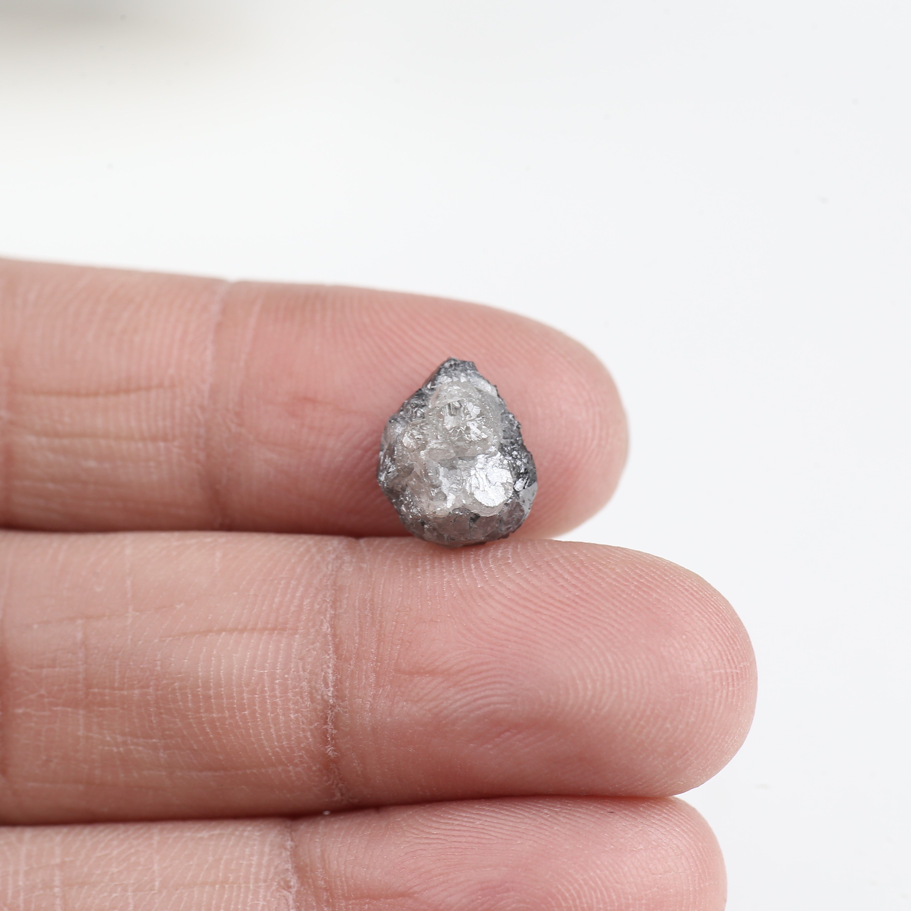 3.22 Carat Natural Raw Uncut Rough Diamond 10.60 MM