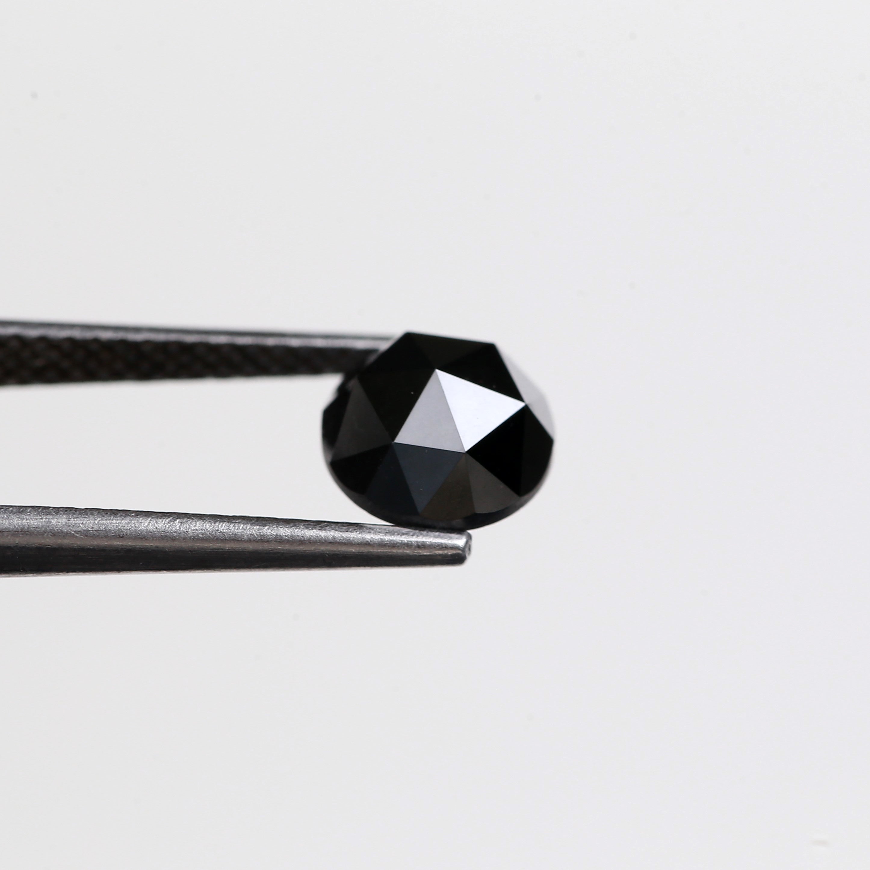 1.83 Carat Natural Rose Cut Black Loose Diamond