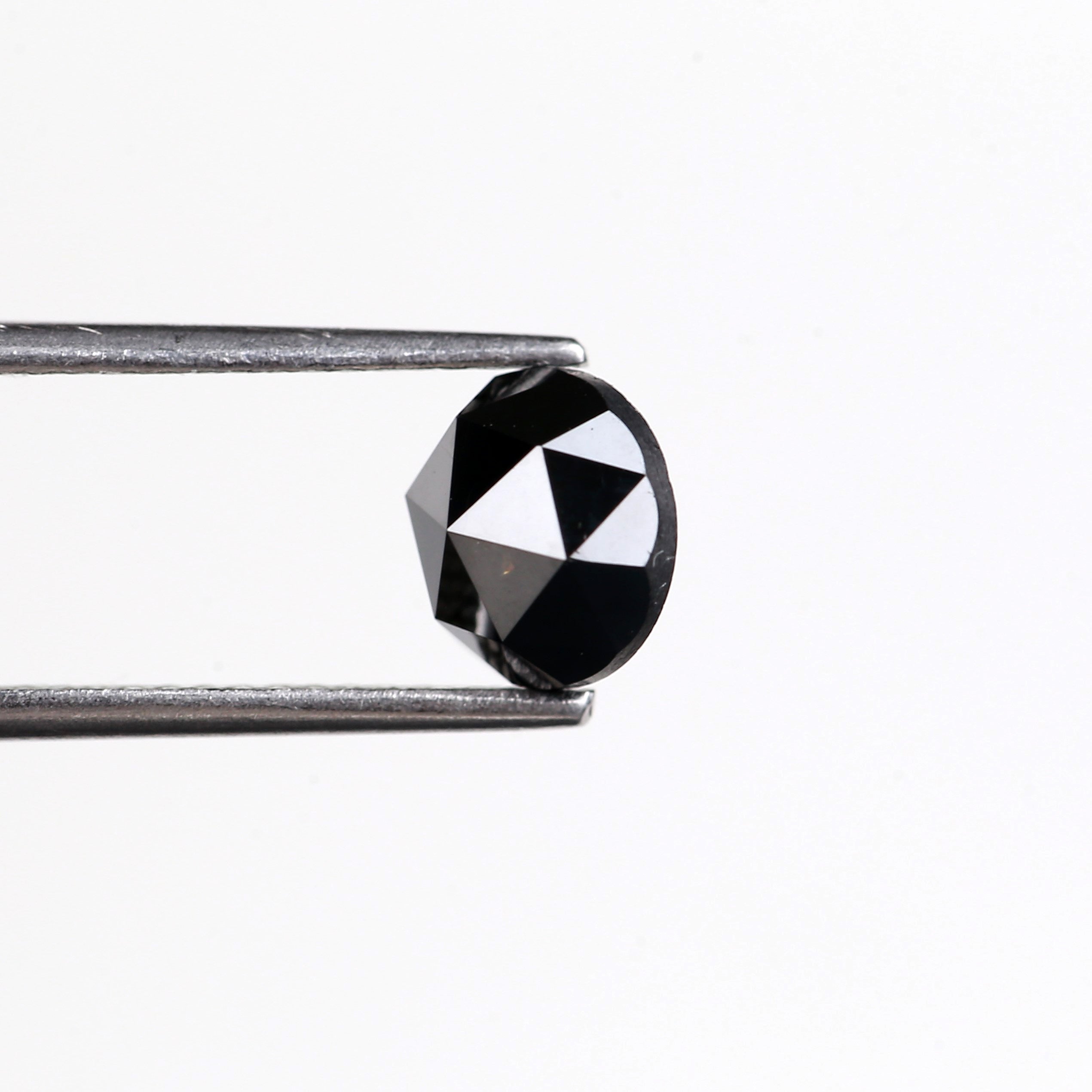1.83 Carat Natural Rose Cut Black Loose Diamond