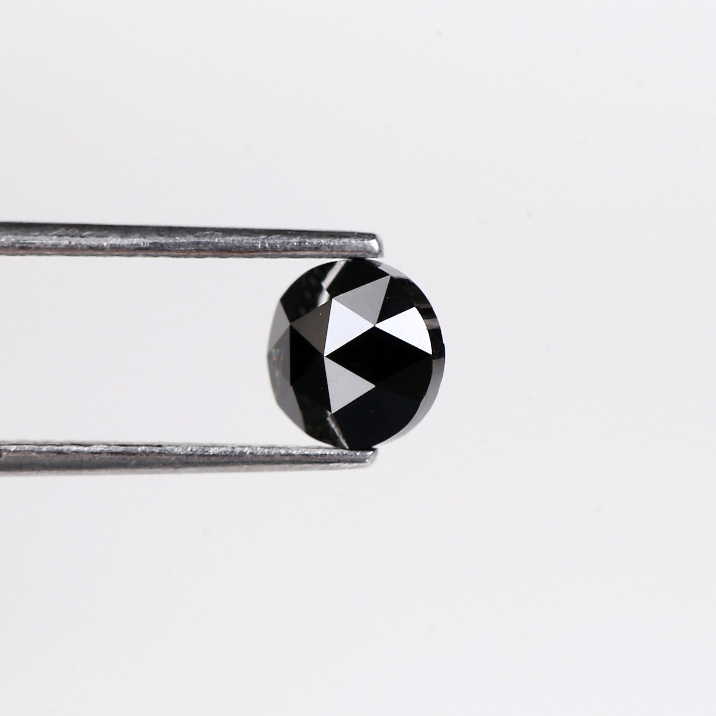 1.09 Carat Natural Rose Cut Black Diamond