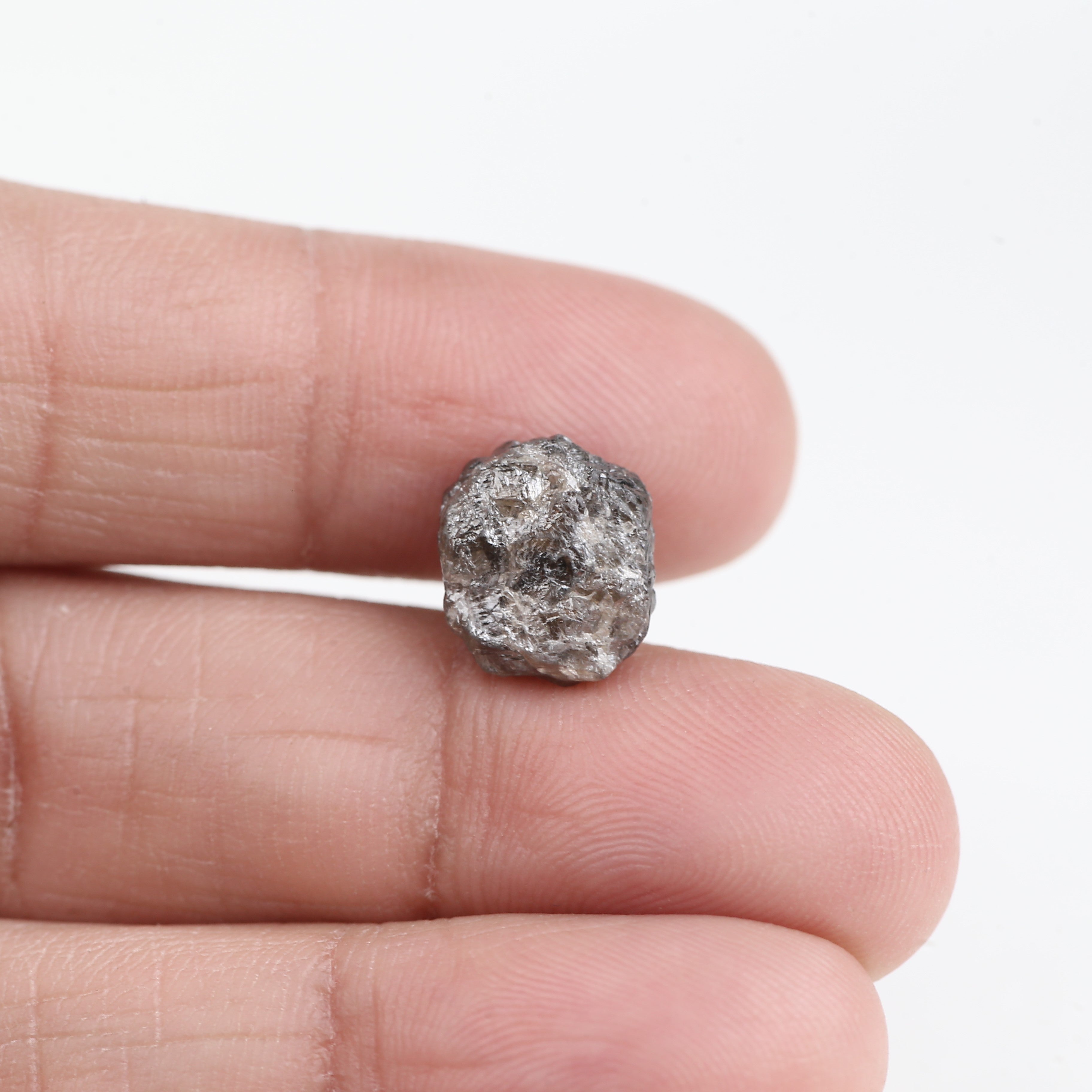 7 Carat Natural Rough Brown Uncut Raw Chocolate Crystal Diamond 11.21 MM