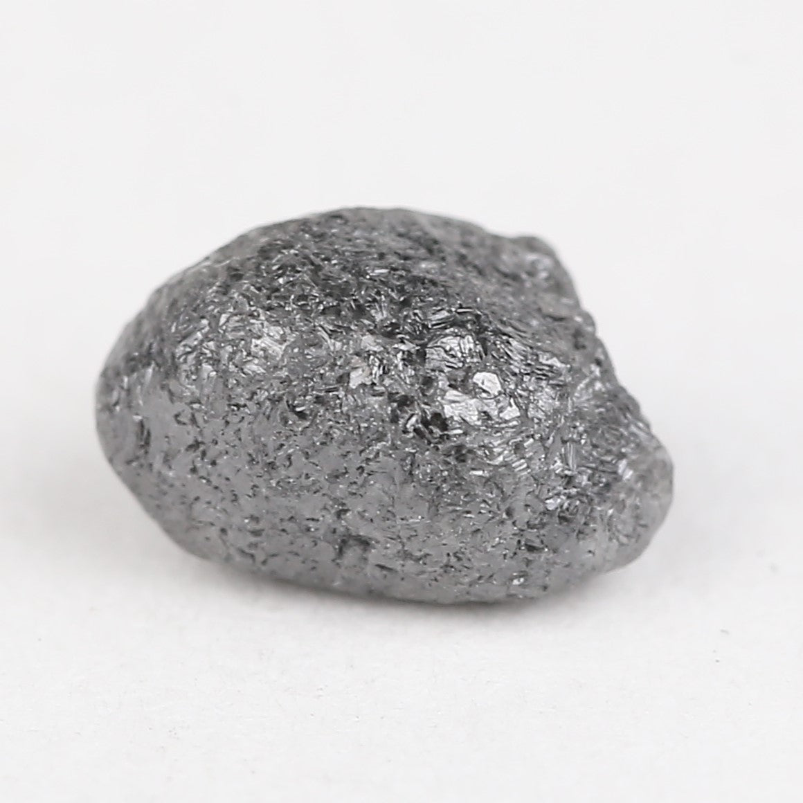 1.97 Carat Natural Rough Uncut Raw Black Diamond 7.92 MM