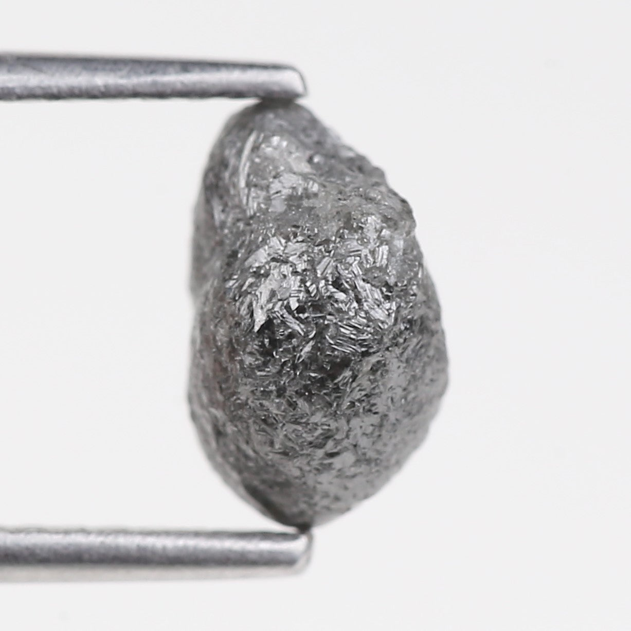 1.97 Carat Natural Rough Uncut Raw Black Diamond 7.92 MM