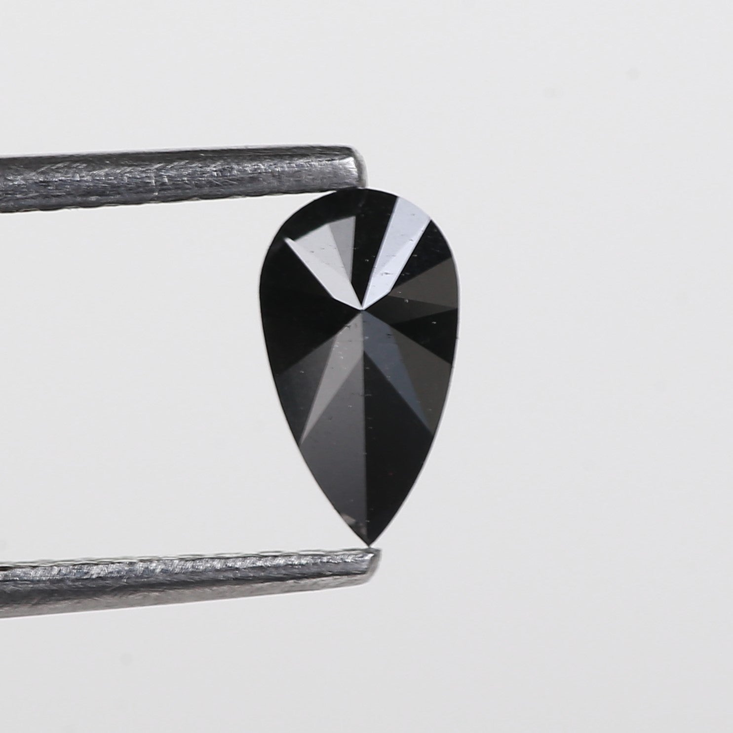 0.41 carat pear black diamond natural loose for engagement ring