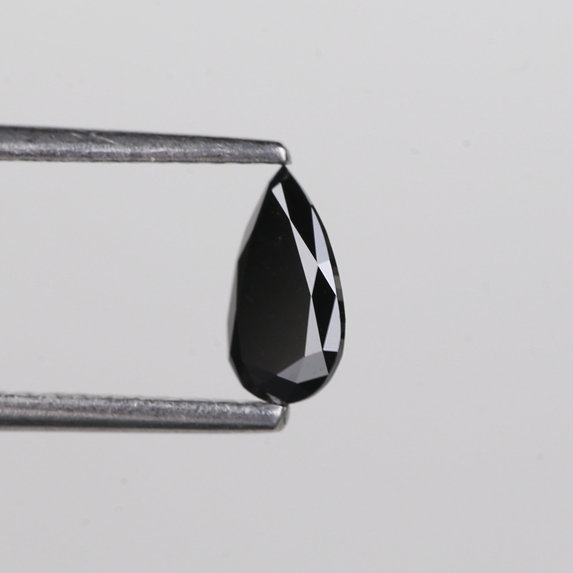 0.41 carat pear black diamond natural loose for engagement ring