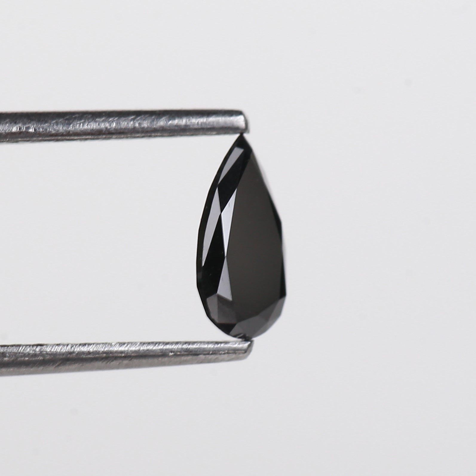 0.41 carat pear black diamond natural loose for engagement ring