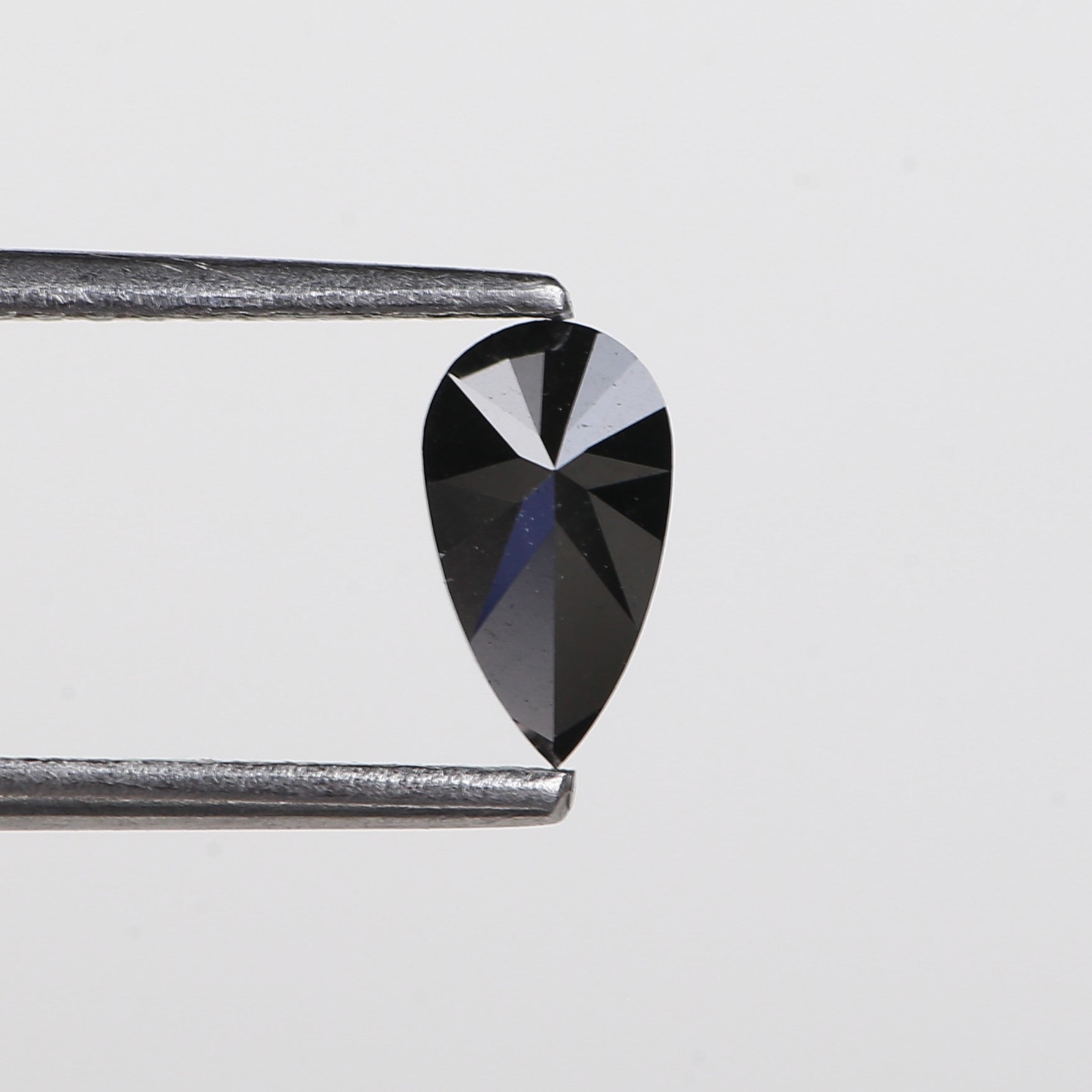 0.41 carat pear black diamond natural loose for engagement ring