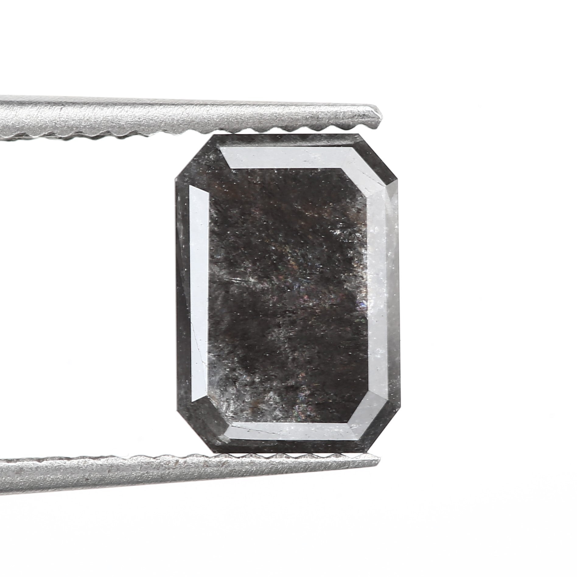 emerald salt and pepper diamond