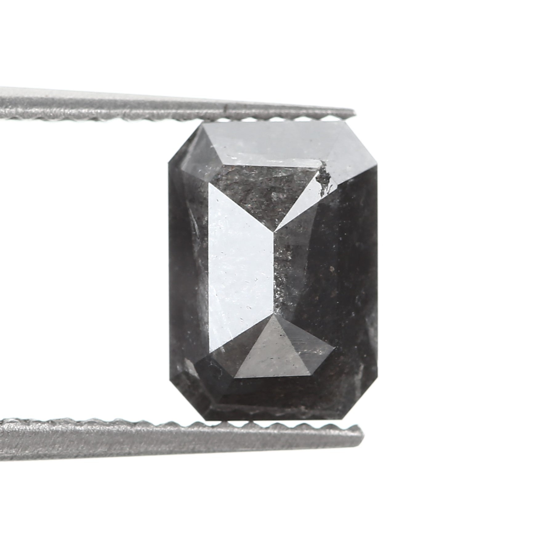 natural emerald salt and pepper diamond