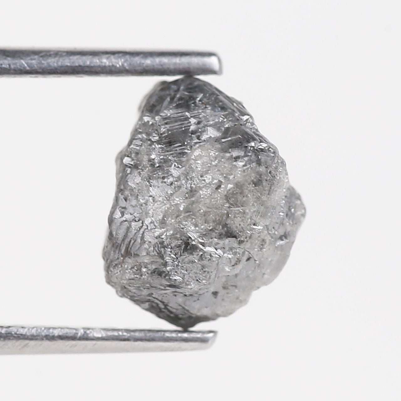 2.92 Carat Natural Rough Uncut Raw Gray Diamond For Jewelry