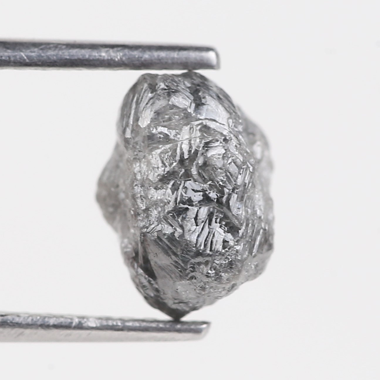 2.92 Carat Natural Rough Uncut Raw Gray Diamond For Jewelry