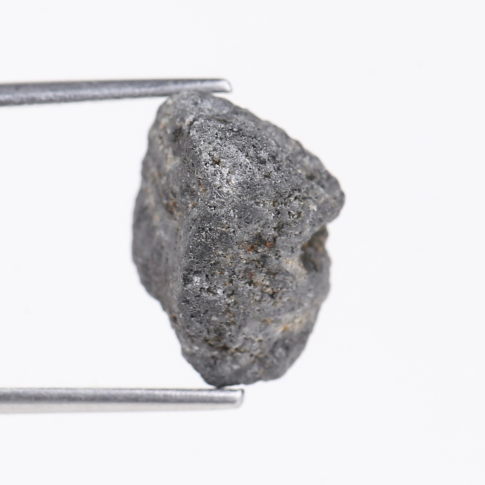 5.39 Carat Natural Gray Rough Diamond 11.43 MM