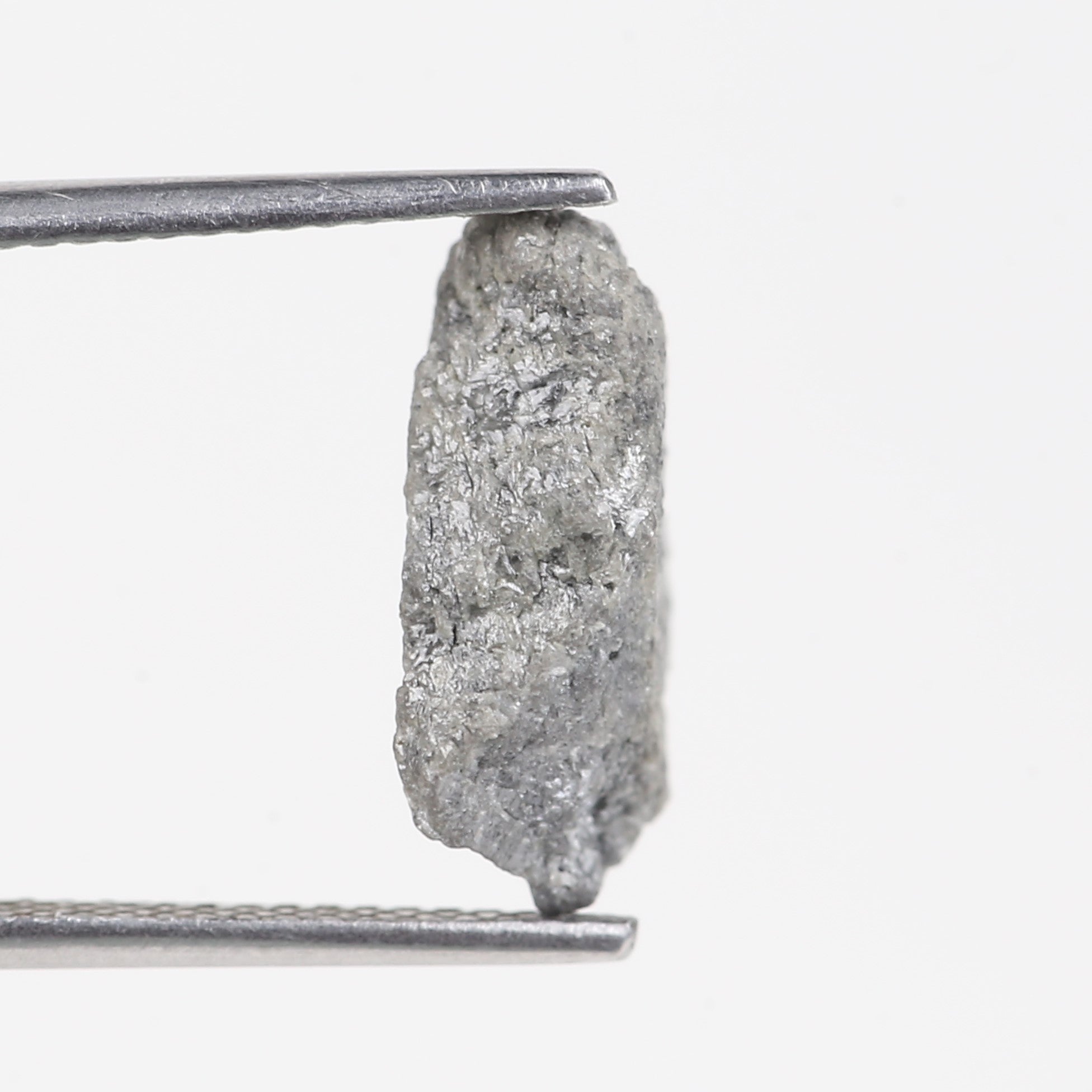 5.11 Carat Natural Rough Gray Diamond 11.30 MM