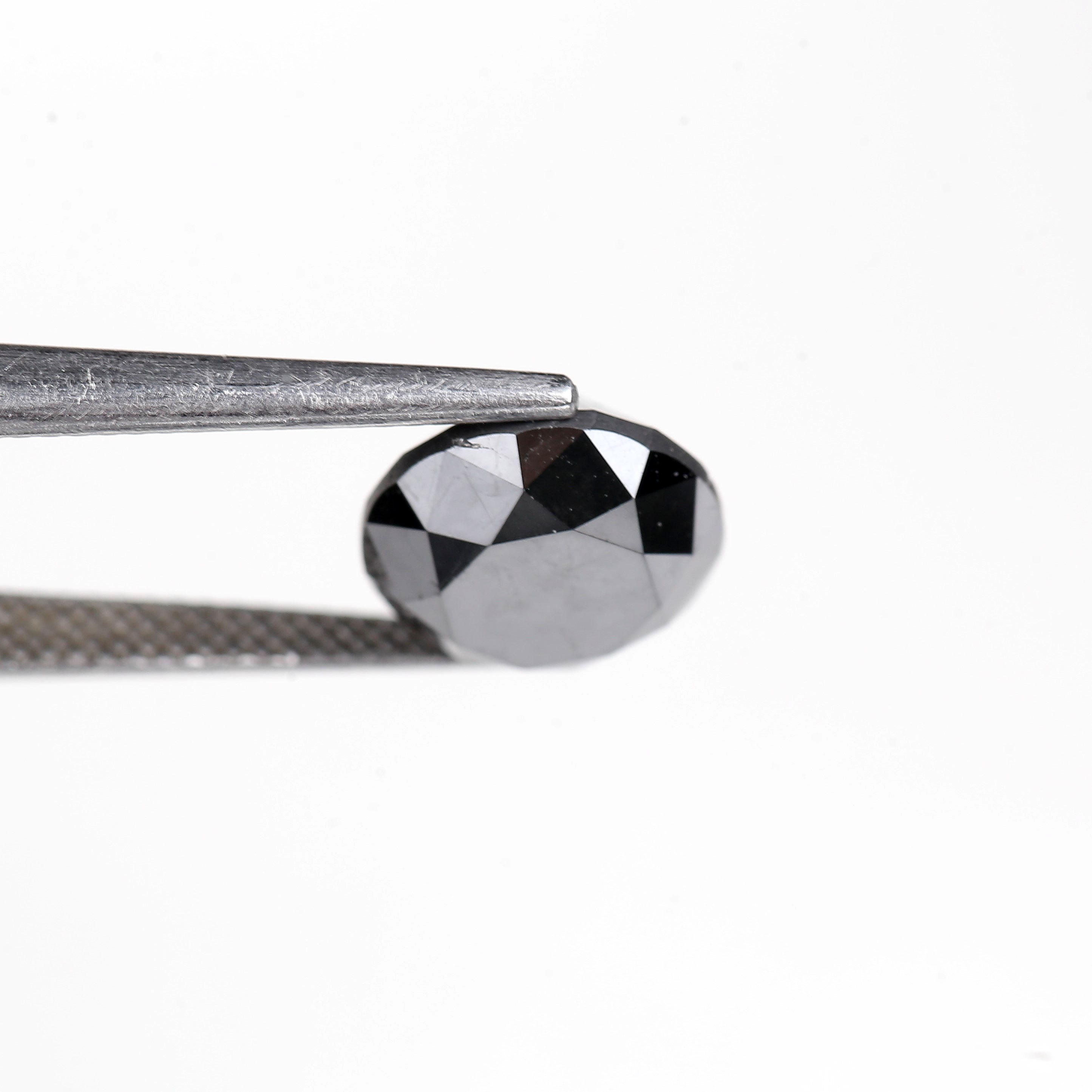 5.51 Carat Natural Round Cut Black Loose Diamond 10.20 MM