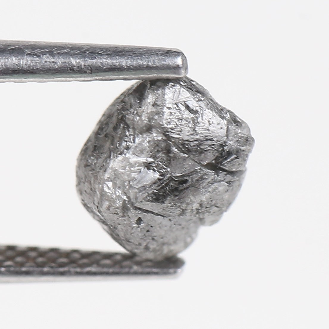 2.13 Carat Natural Rough Gray Diamond 6.7 MM