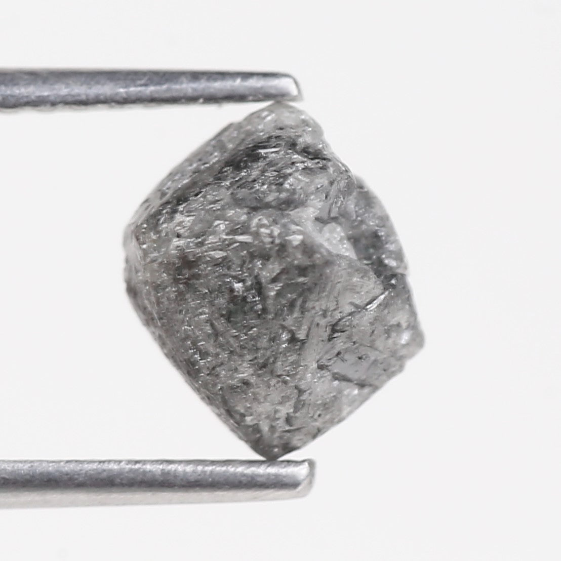 2.13 Carat Natural Rough Gray Diamond 6.7 MM