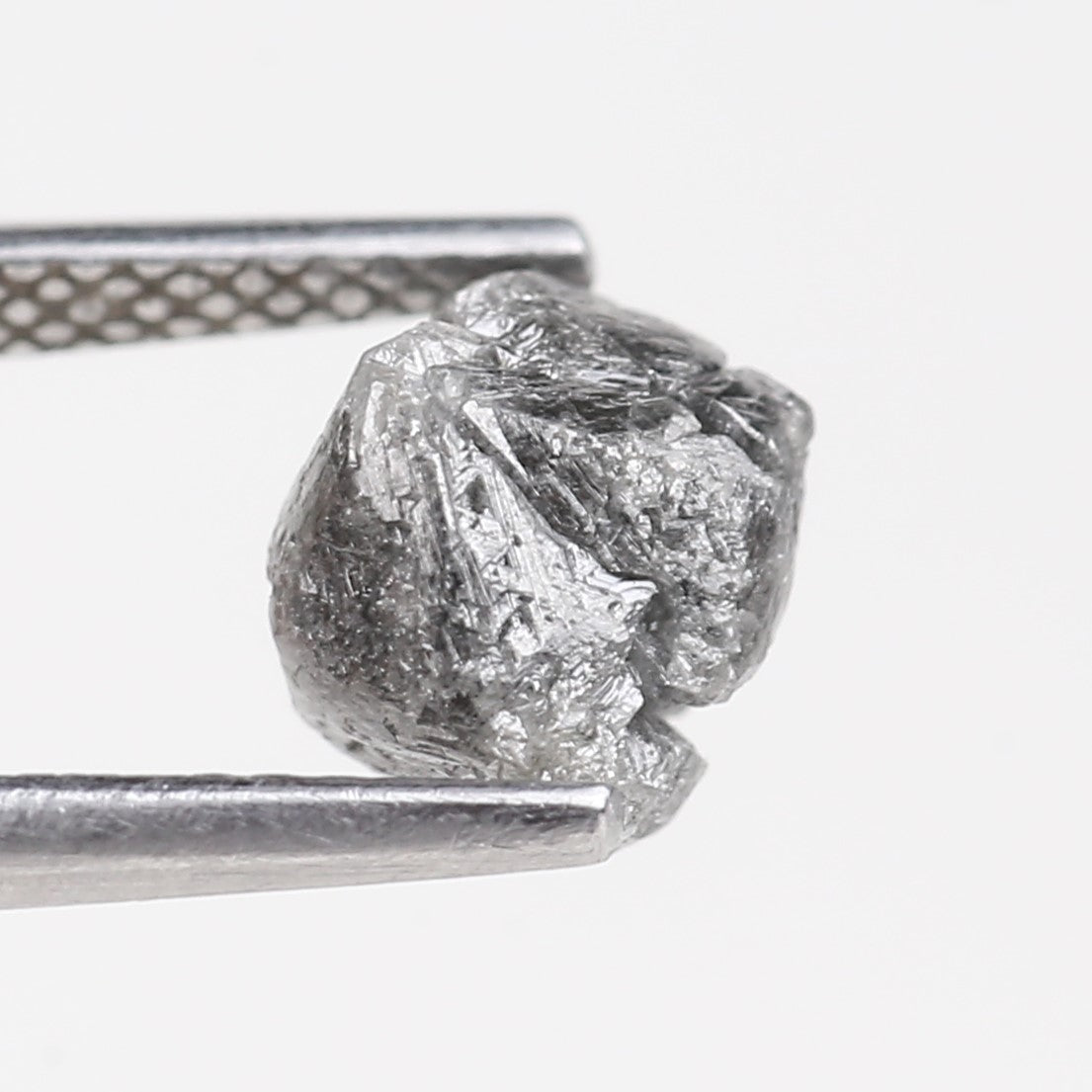 2.13 Carat Natural Rough Gray Diamond 6.7 MM