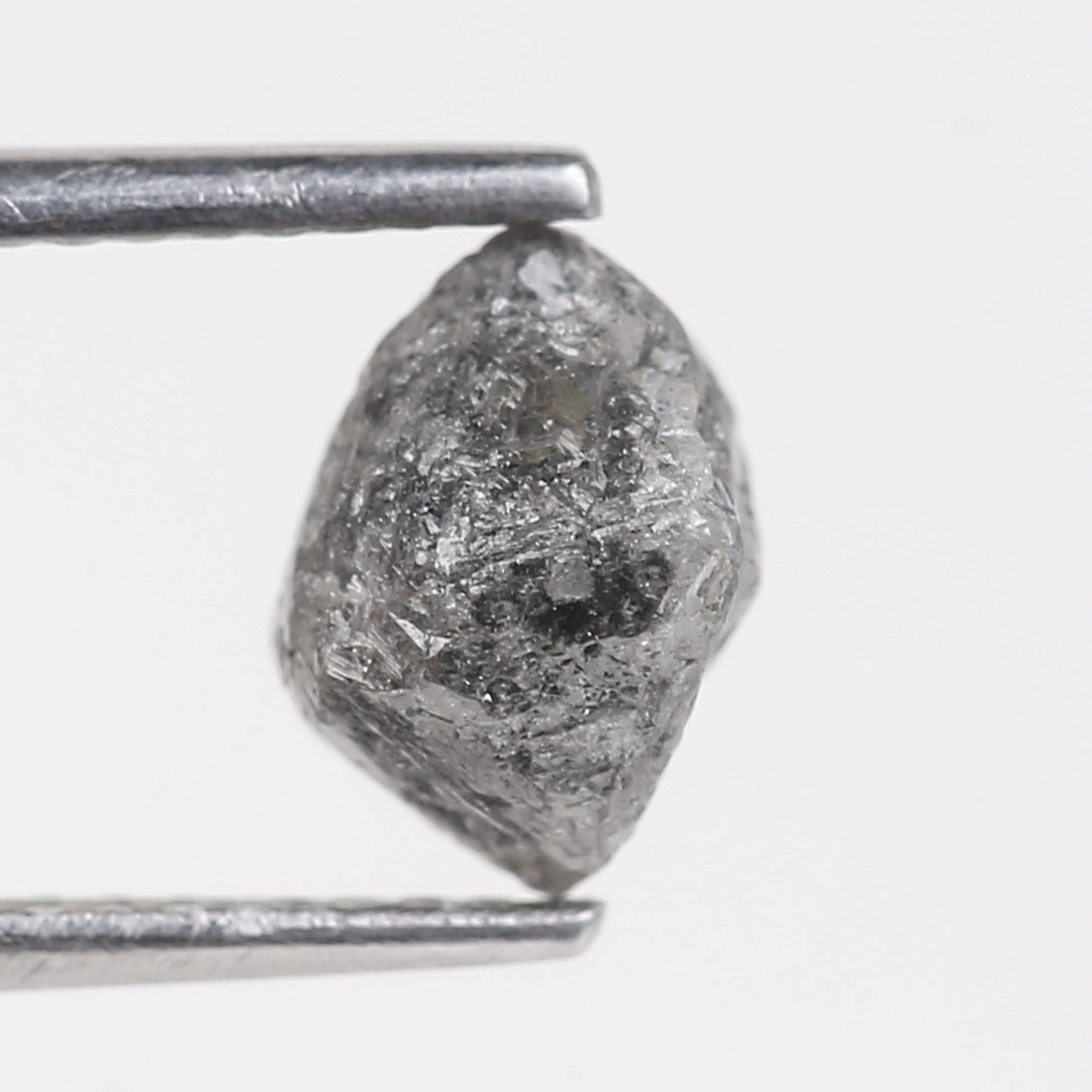 2.13 Carat Natural Rough Gray Diamond 6.7 MM
