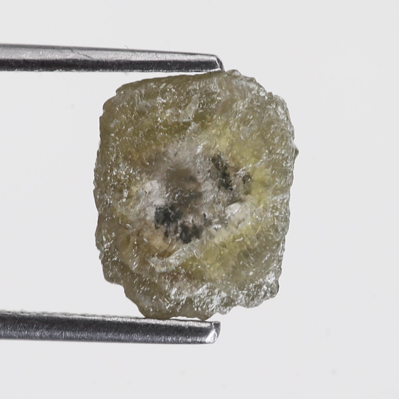 1.97 Carat Natural Rough Yellow Diamond 9.50 MM