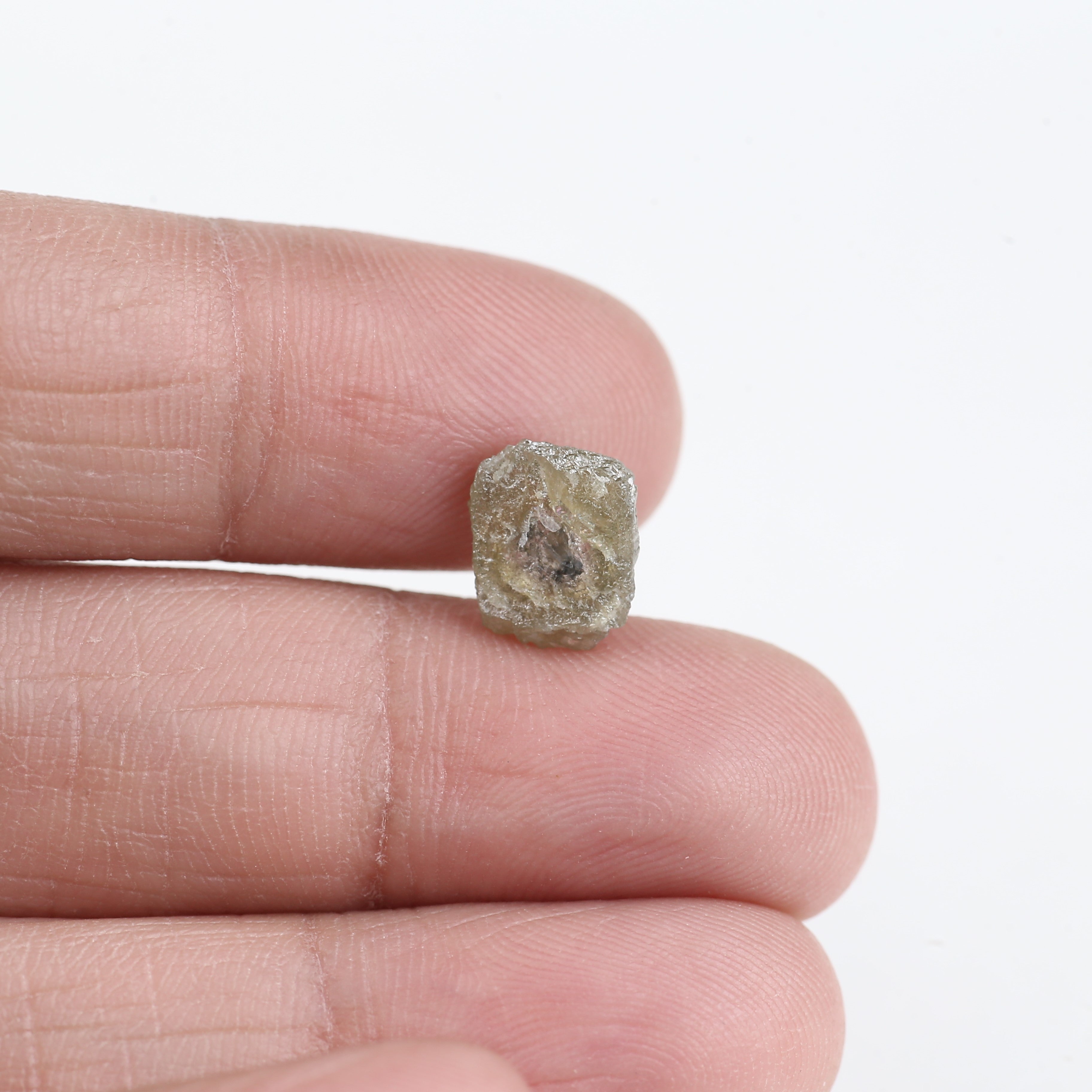 1.97 Carat Natural Rough Yellow Diamond 9.50 MM