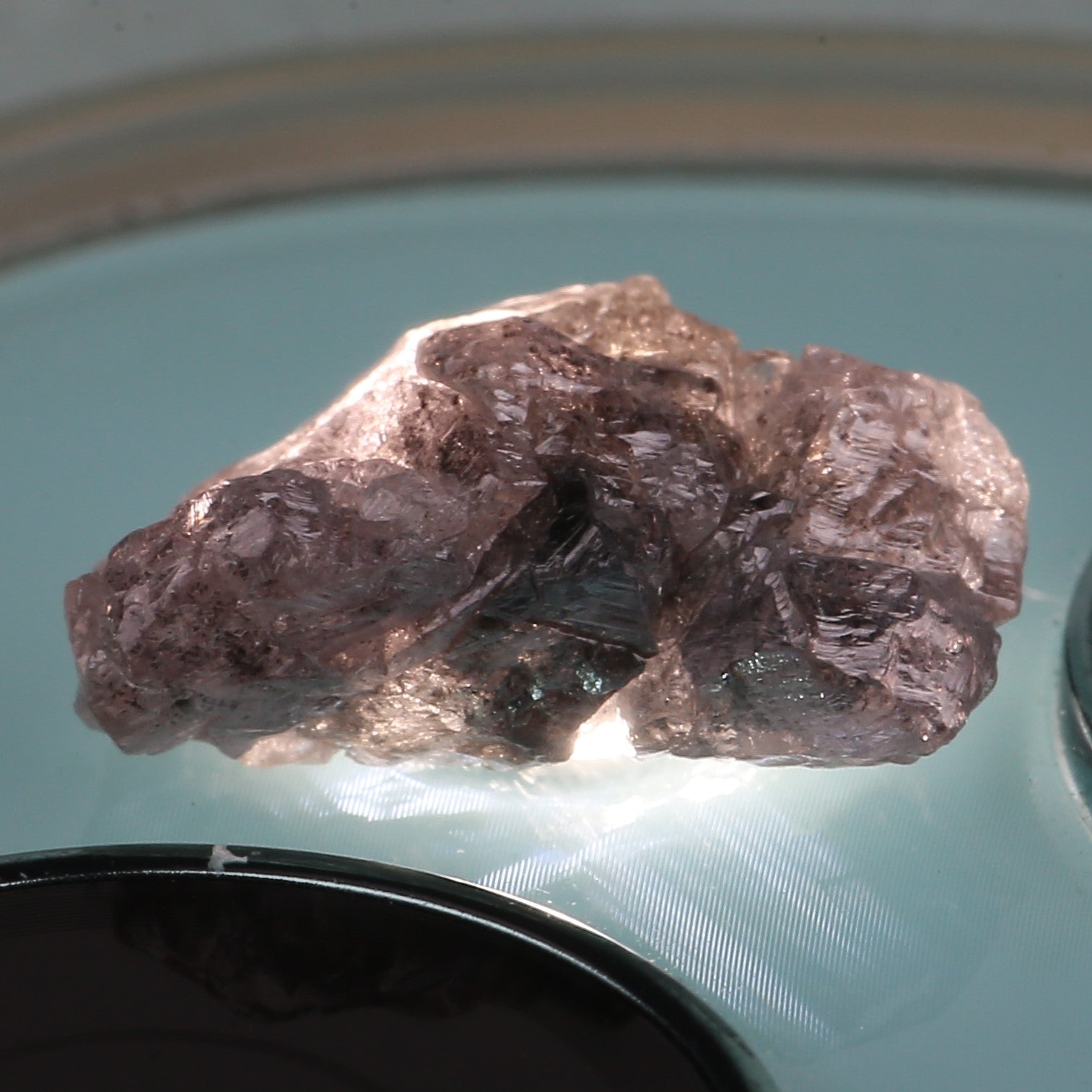 5.54 Carat Natural Light Purple Pink Rough Diamond 13.34 MM