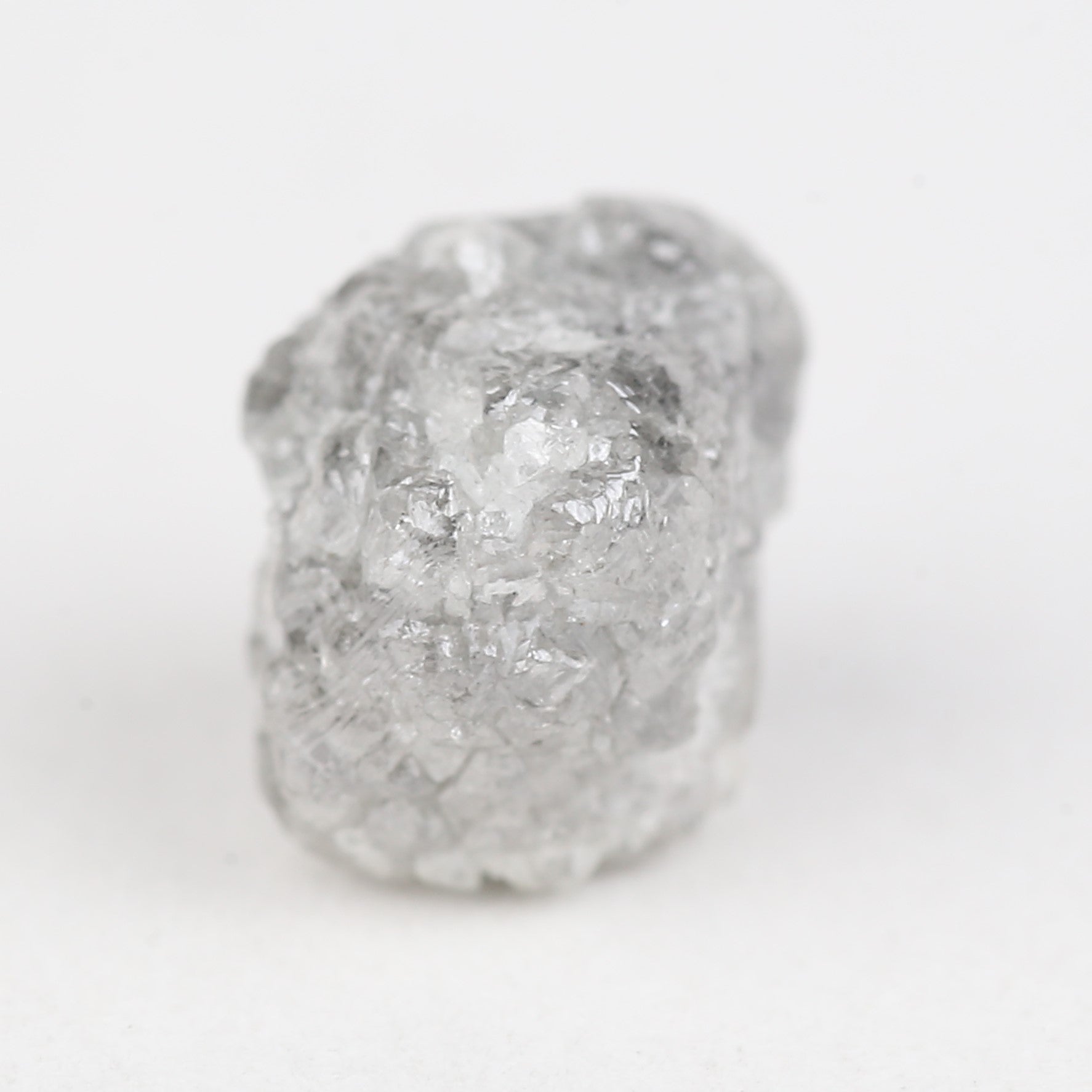 8.29 Carat Natural Rough Uncut Raw Gray Diamond 12.15 MM