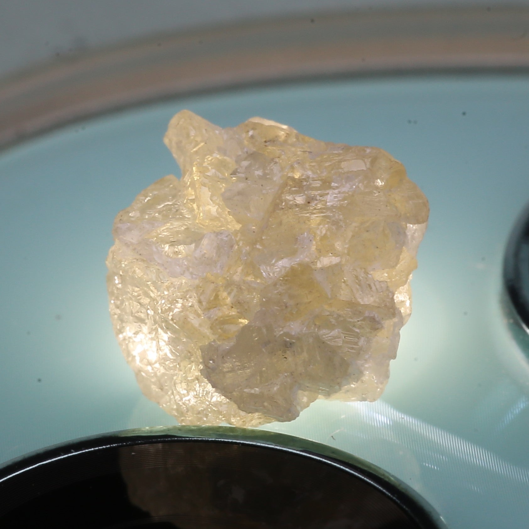 5.42 Carat Natural Rough White Gray Diamond 10.86 MM