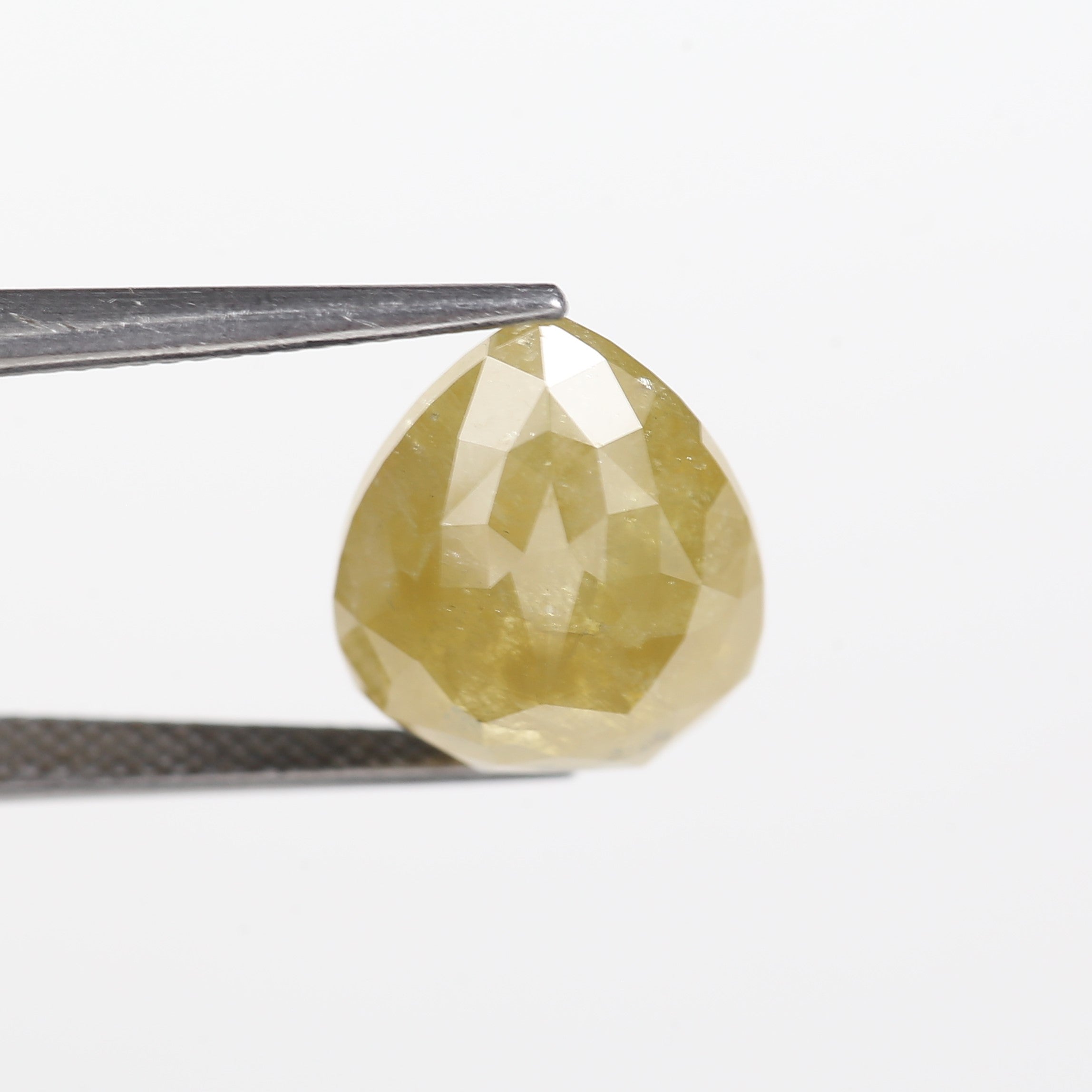 9 Carat Pear Diamond Natural Yellow For Engagement Ring